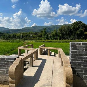 海口花岗岩仿古石材景区使用案例