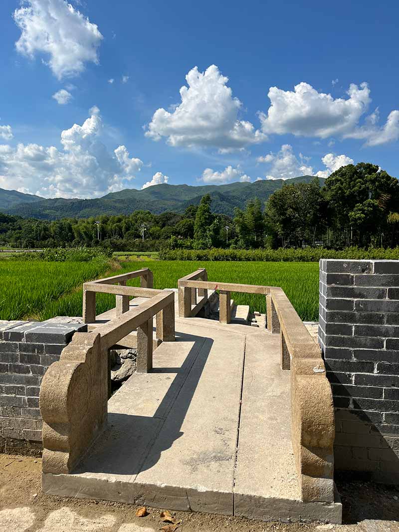 海口花岗岩仿古石材景区使用案例