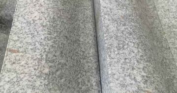 海口芙蓉白S型拉丝面路沿石