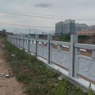 海口 石材河道栏杆