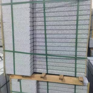 海口 5公分芝麻白，倒斜角，室外楼梯踏步