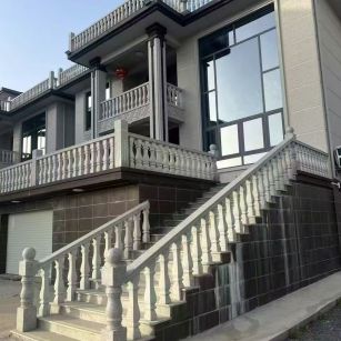 海口 芝麻白别墅阳台栏杆，楼梯栏杆