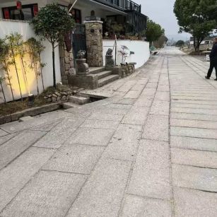 海口仿古石铺装效果
