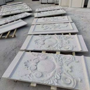 海口 芝麻白干挂雕花板