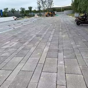 海口仿古石铺装效果