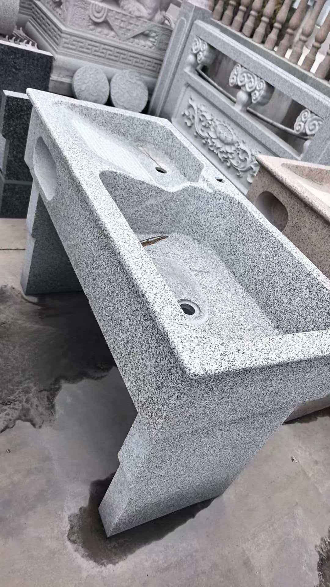 海口 花岗岩石材洗手池，洗衣池