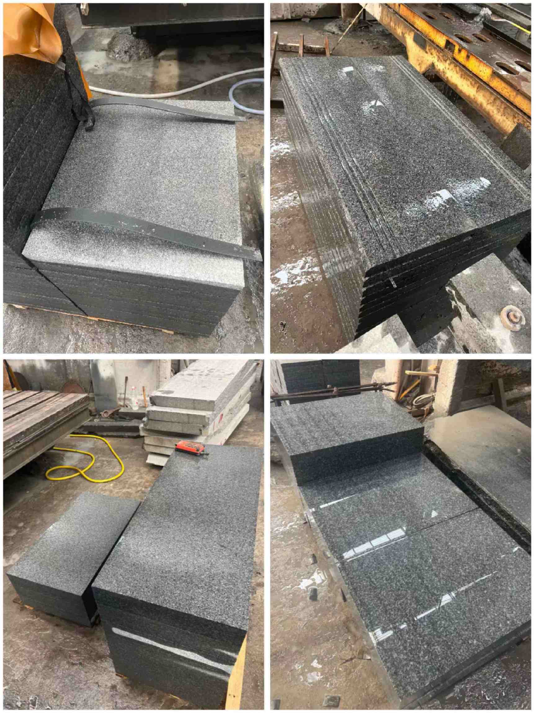 海口 芝麻黑地铺石材