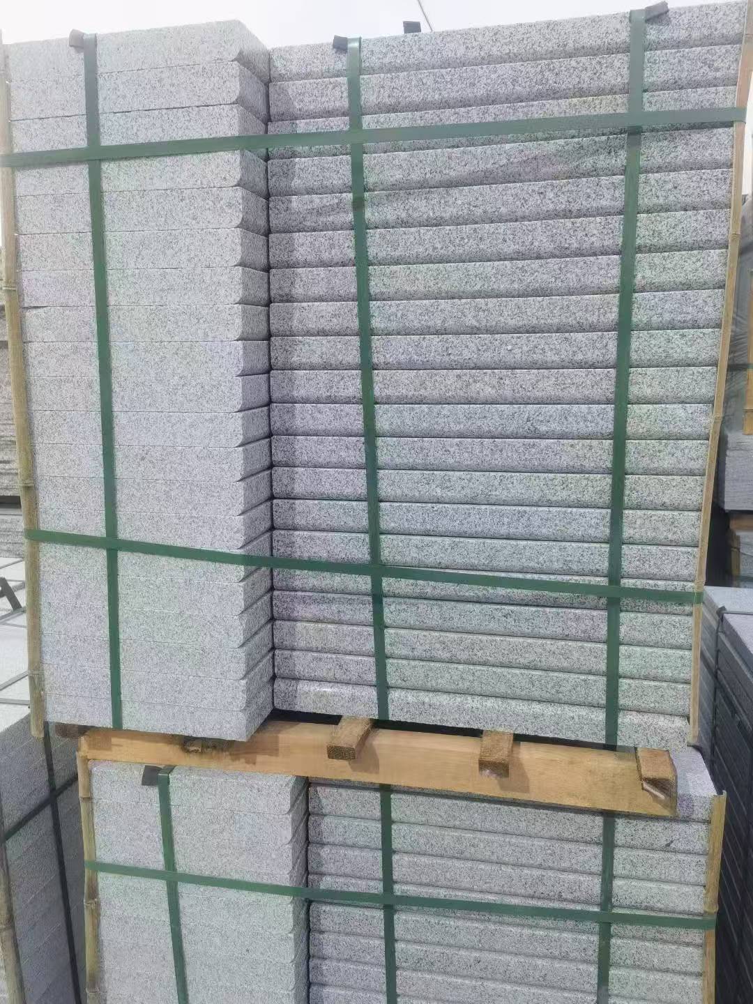 海口 5公分芝麻白，倒斜角，室外楼梯踏步