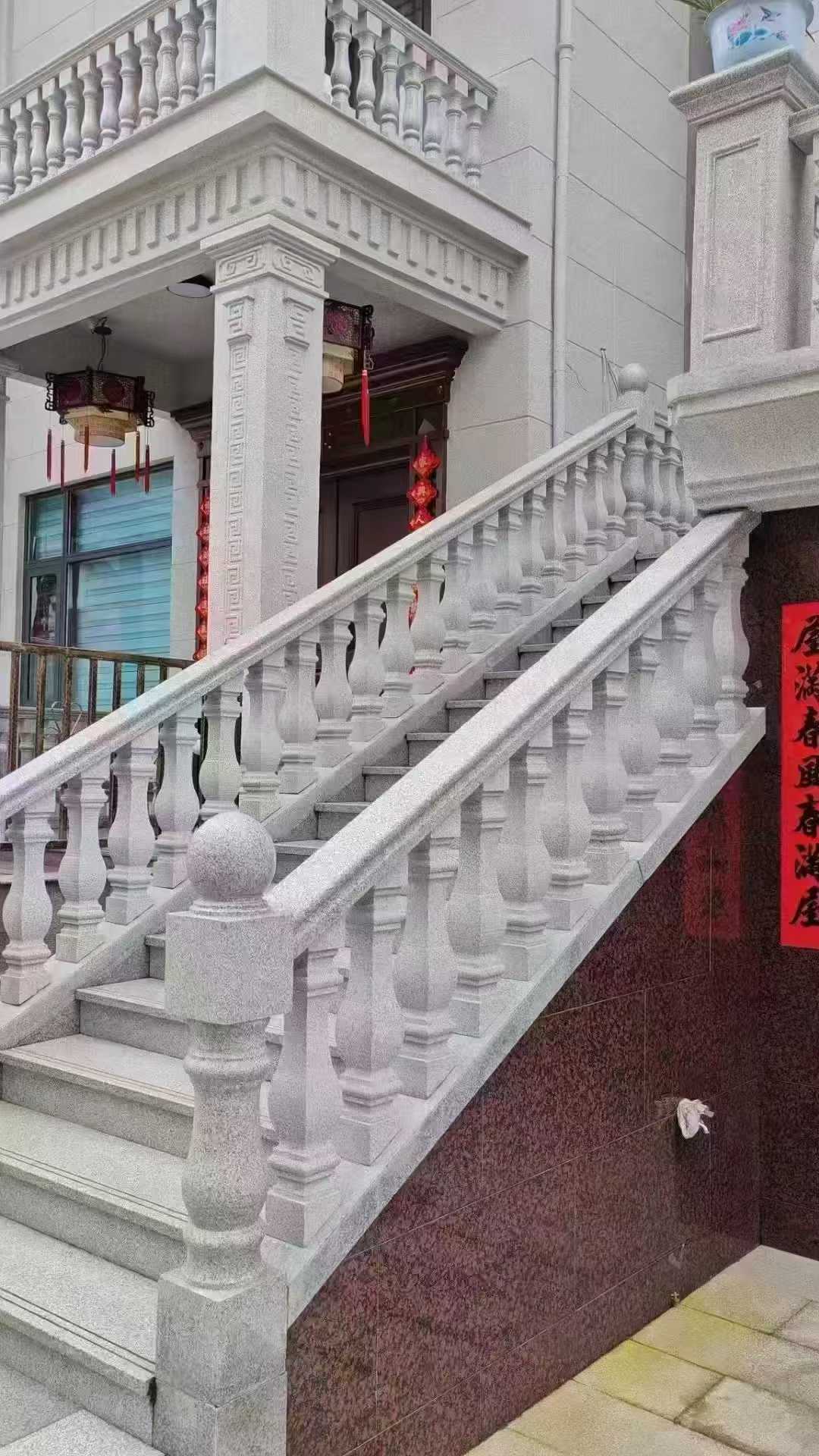 海口 天然石材 阳台庭院护栏、栏杆