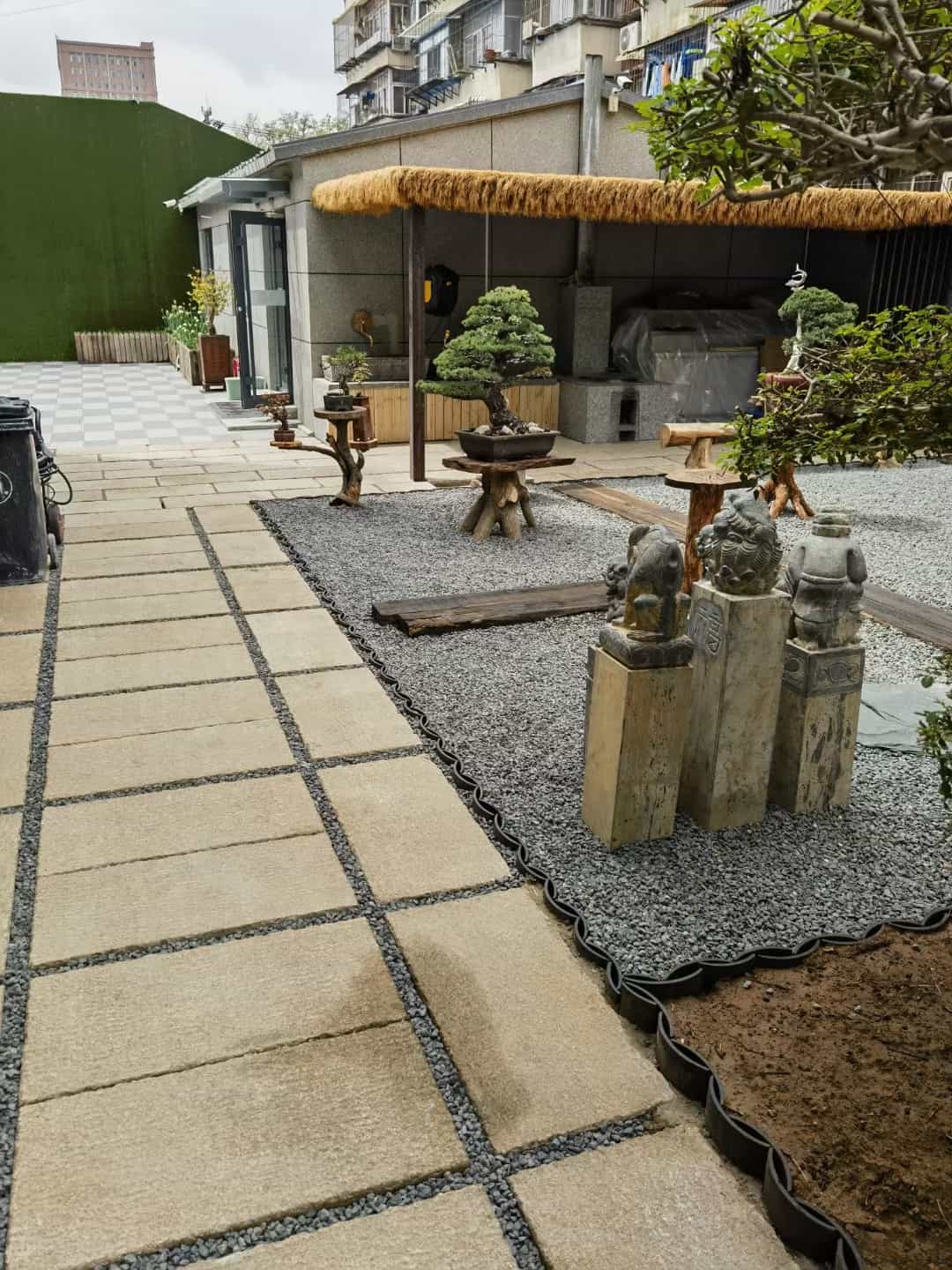 海口仿古石铺装效果