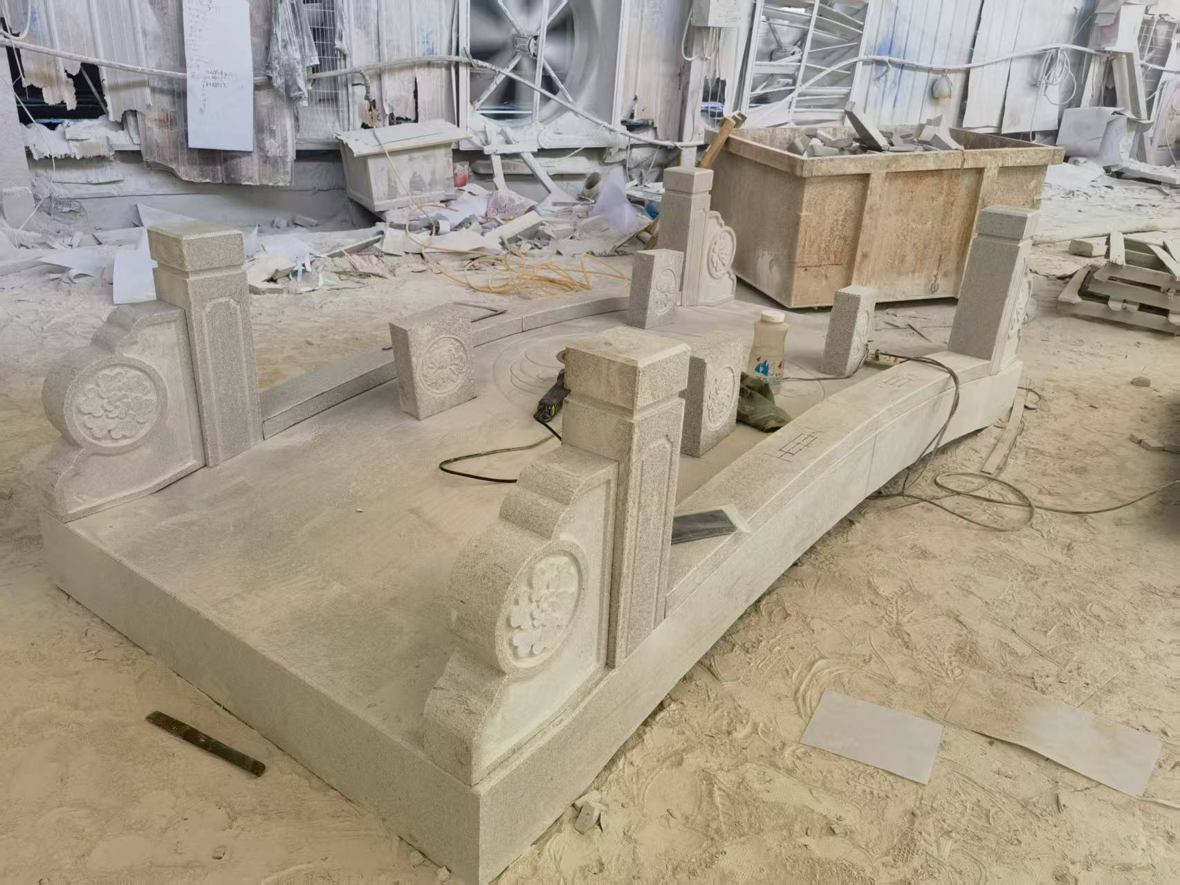 海口 芝麻灰火烧面石桥-拼装