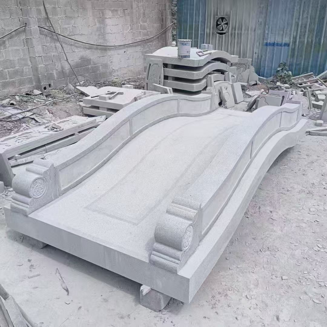 海口 芝麻灰花岗岩园林景观 小石桥