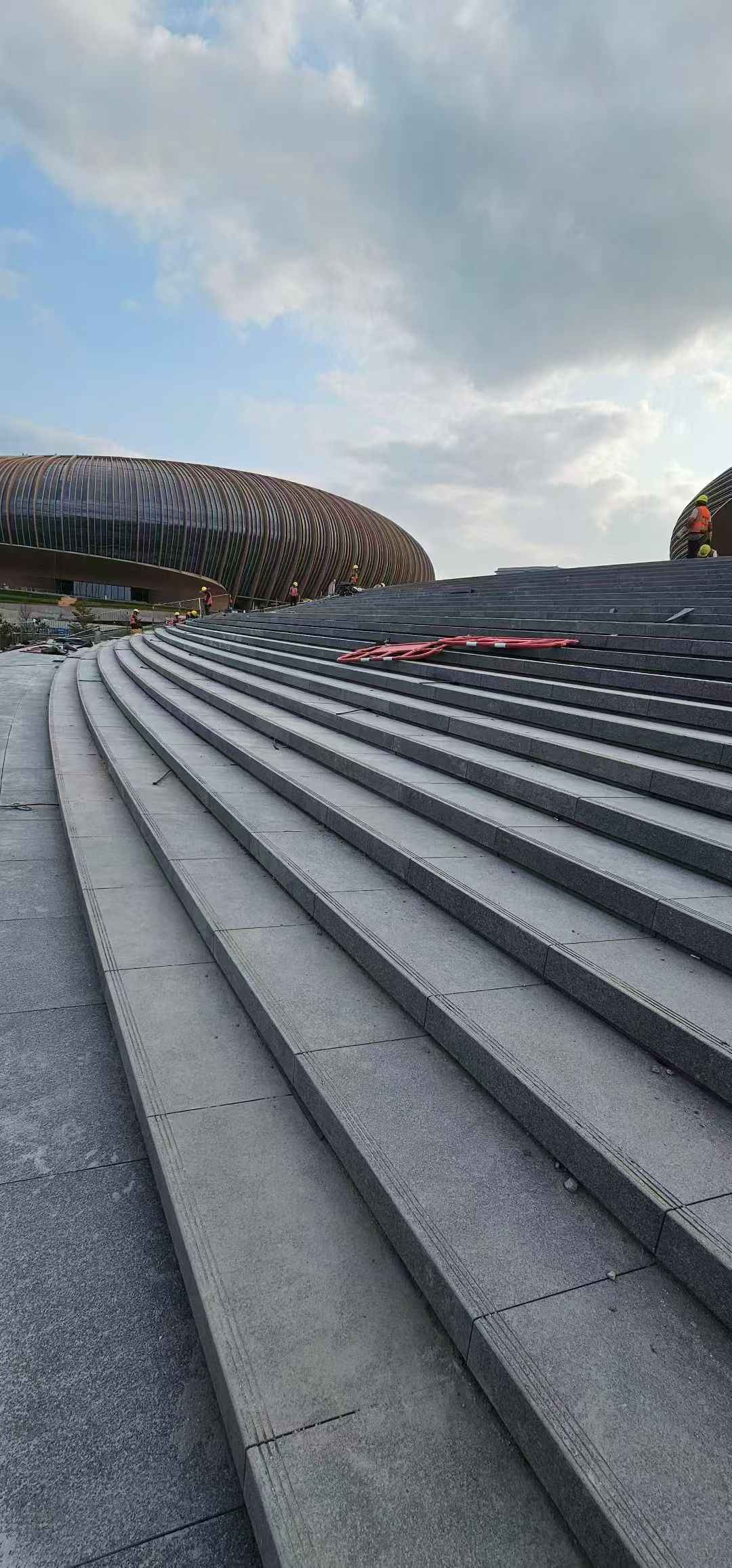 海口 弧形整石台阶铺装效果图