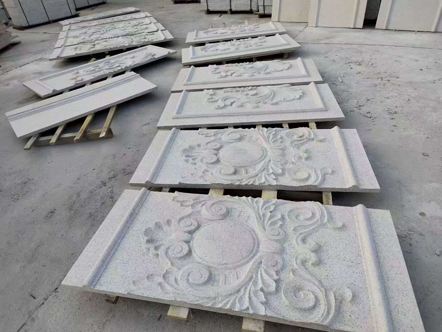 海口 芝麻白干挂雕花板