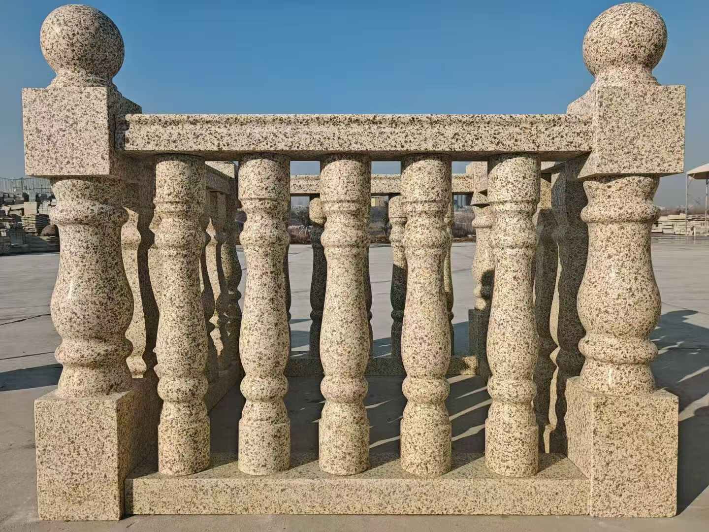 海口 黄金麻栏杆（扶手，花瓶柱，将军柱）